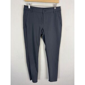 MAC Jeans Conny Dark Grey Slim Fit Technical Pants Women 32x30 German‎ Design
